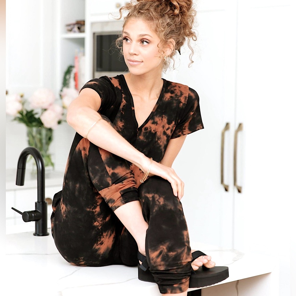 Smash + Tess Sunday Romper Onyx Sunrise